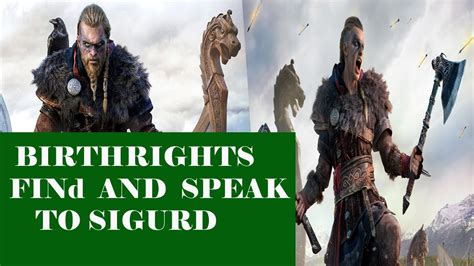 Find And Speak To Sigurd Birthrights Assassin S Creed Valhalla Youtube