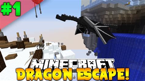 Minecraft Dragon Escape Literally Running For My Life Youtube