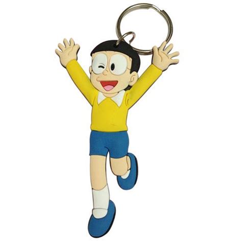 Nobi Nobita Rubber Keychain Dashing Promo Ltd Rubber Keychain