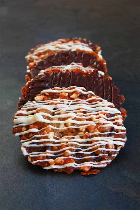 Serve at once, with brandy butter. The Cake Trail: Mary Berry's Florentines