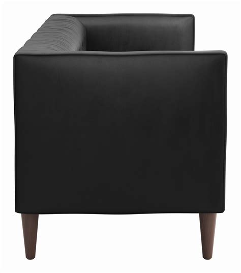 Grant Sofa Black Velvet By Zuo Modern