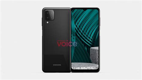 Features 6.5″ display, exynos 850 chipset, 6000 mah battery, 128 gb storage, 6 gb ram. ภาพเรนเดอร์ Samsung Galaxy M12 แสดงดีไซน์คล้าย A42 ...