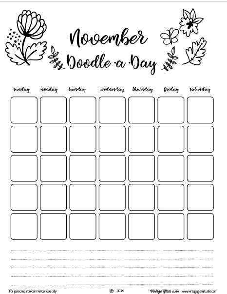 November Monthly Layout Happy Planner