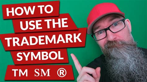 How To Use The Registered Trademark Symbol With A Logo Youtube