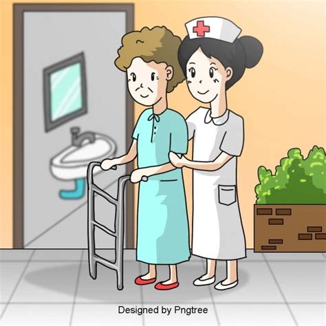 Gambar Kartun Perawat Dan Pasien