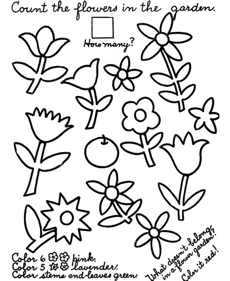 Flower Garden Coloring Page Best Picture Wallpaper Image Coloring Nation