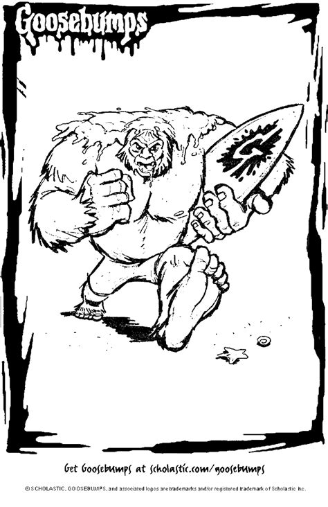 Scholastic goosebumps werewolf coloring page. צמרמורת דפי צביעה - המבחר הגדול ביותר של דפי צביעה להדפסה ...