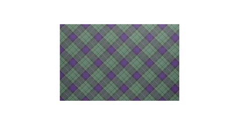 Leslie Clan Plaid Scottish Tartan Fabric Zazzle