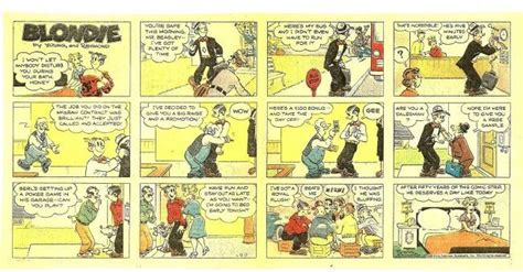 Blondies 50th Anniversary Strip In 1980 Blondie Comic Blondie And