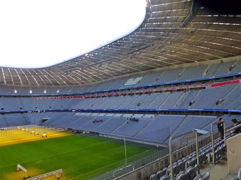 Allianz arena is a football stadium in munich, bavaria, germany with a 75,000 seating capacity. Scottish Girl in Zurich: Allianz Arena - Part Home of Bayern Munich
