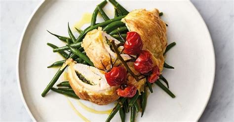 Jamie Oliver's 5 ingredient pesto chicken wrapped in flaky pastry, as