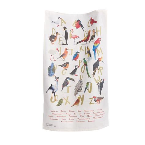 Alphabet Bird Towel Alphabet Bird House Kits Arctic Tern