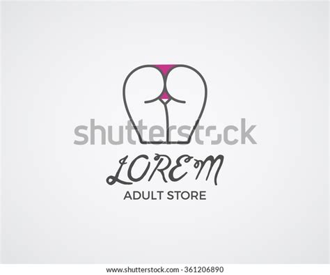 Cute Sex Shop Logo Badge Design Stock Vector Royalty Free 361206890
