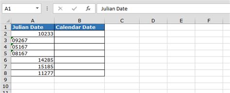I'm using excel within office 2008 for mac. Convert Julian Date to a Calendar Date in Microsoft Excel ...