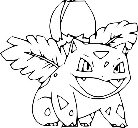 Ivysaur Coloring Page At Getdrawings Free Download