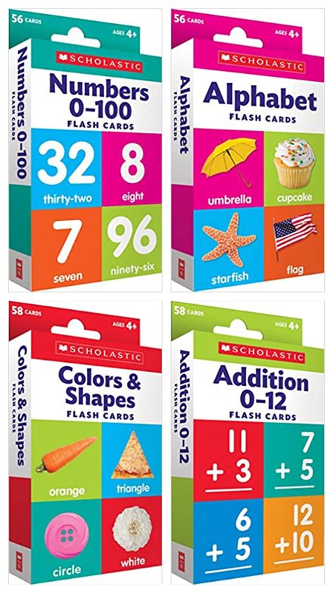 Scholastic Flash Cards For 231 279 Dollar Savers