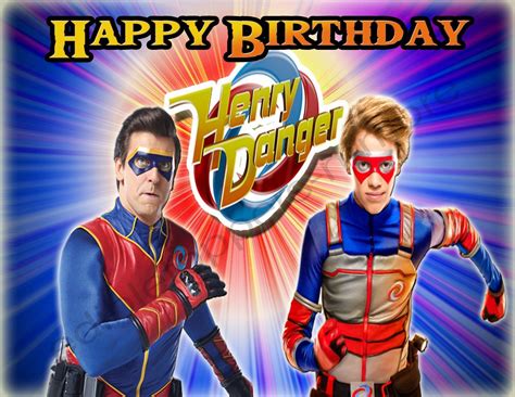 Henry Danger Personalized Edible Print Premium Cake Topper Frosting