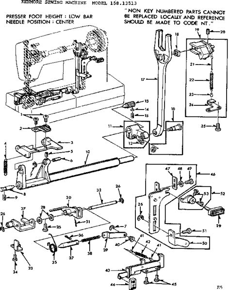 Feed Regulator Assembly Diagram And Parts List For Model 15813513 Kenmore