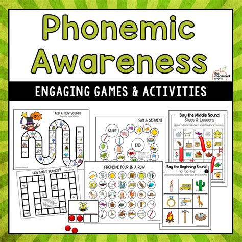 25 Phonemic Awareness Games The Measured Mom