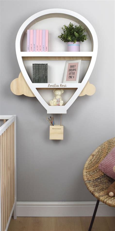 Handmade Personalised Nursery Shelving Nursery Shelves Shelves