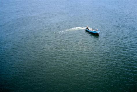 Fishing Boats Floating On The Sea Editorial Stock Photo Image Of