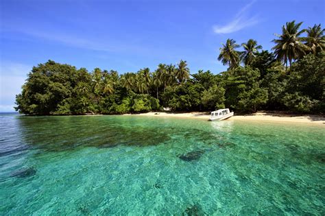 Exotic And Beautiful Beach Of Papua Indonesia Purba Java