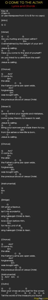 O COME TO THE ALTAR - Elevation Worship song Lyrics and Chords