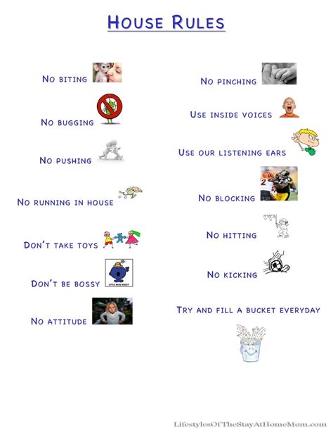 House Rules For Kids Thats It Thats How We Run Things Around Here