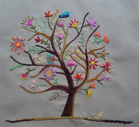 Пин от пользователя Donna Harris на доске Embroidery Trees Ручная