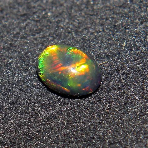 6x8mm Opal Natural Black Ethiopian Fire Opal Black Opal Etsy Canada