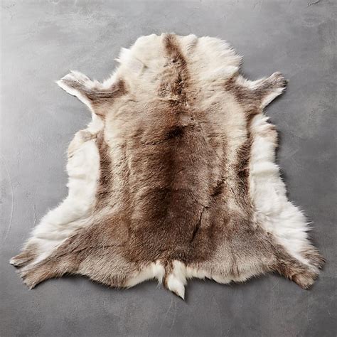 Get instant discounts · norton shopping guarantee · certified dealer reindeer hide rug 3'x5' | CB2