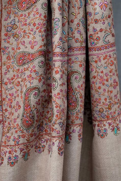 Handmade Pashmina Shawl Wrap Made In Kashmir Etsy Handmade Shawls