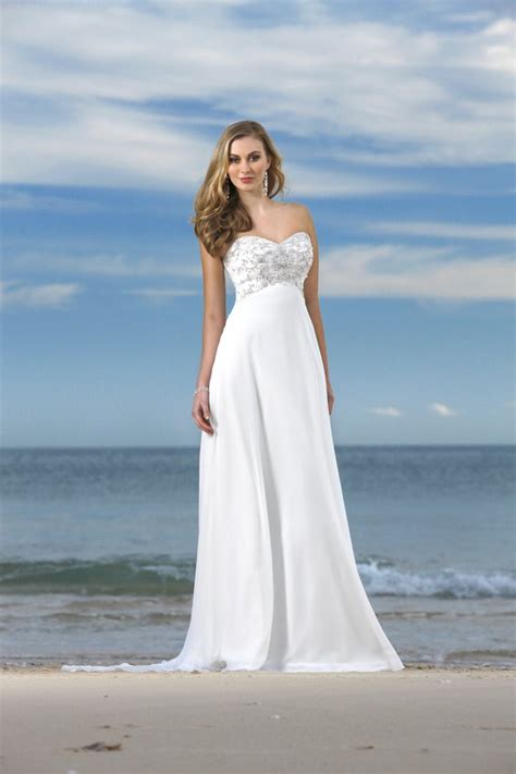 Shop our beach wedding dresses to prepare for a beautiful ceremony in the sunshine! Strapless Beach Wedding Dresses: Exotic and Sexy Beach ...