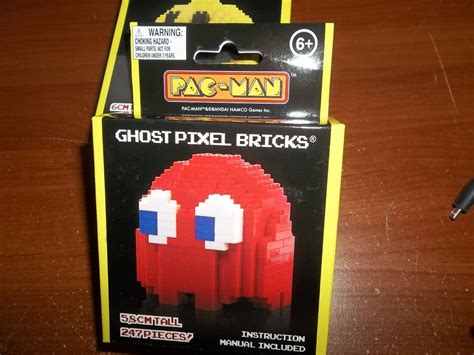 Pac Man Pixel Bricks Build Your Own Pixelated Red Ghost Blinky Lego
