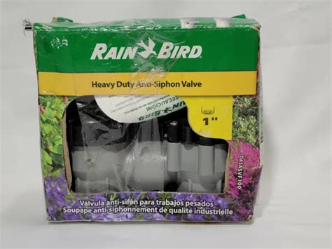 Rain Bird Dasasvf100 Professional Grade Anti Siphon Valve With Flow
