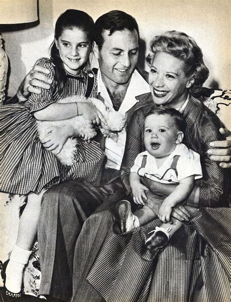 dinah shore and george montgomery {1943 to 1962} with {daughter} melissa ann and {adopted son
