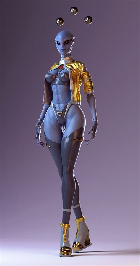 Alien Female Female Armor Aliens Girl Cartoon Characters Sci Fi