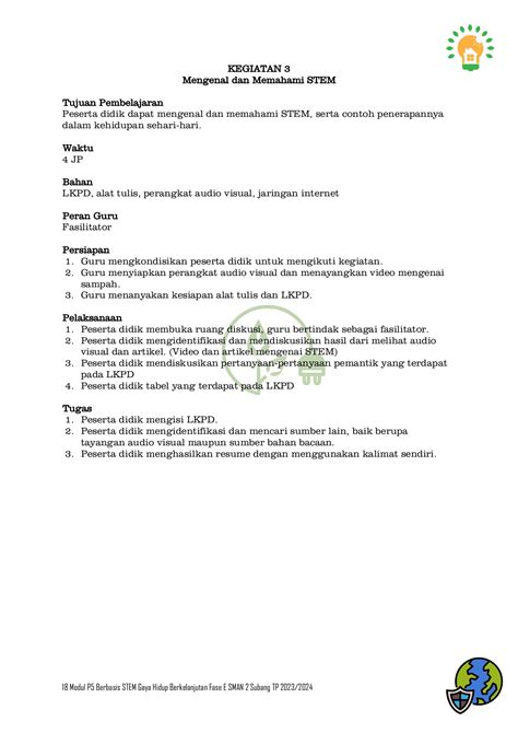 Modul P Gaya Hidup Berkelanjutan Sri Agung Page Flip Pdf