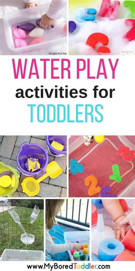 Water Play Activities For Babies And Toddlers My Bored Toddler