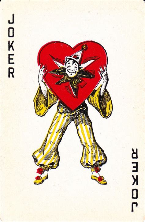 S Joker Joker Playing Card Playing Cards Art Vintage Playing