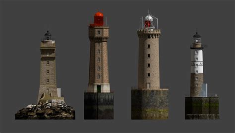 To download a video, follow the simple instructions. Modélisation 3D des phares de La Vieille, La Jument ...