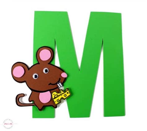 M Is For Mouse Letter M Craft Free Printables Must Have Mom