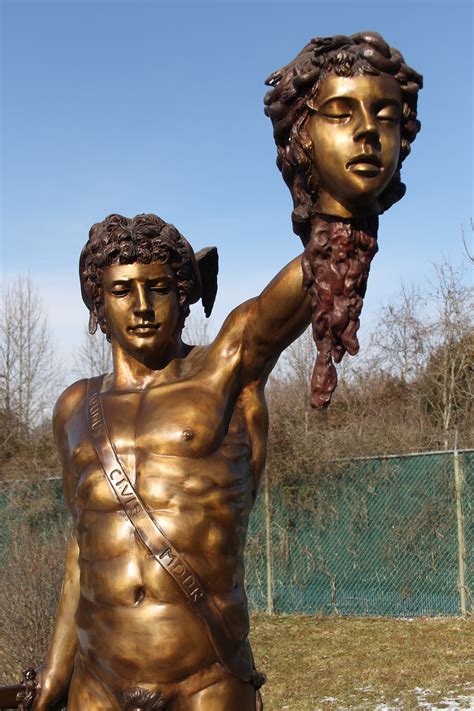 Perseus Slaying Medusa Greek Statue