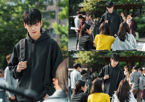 Astro view full supporting cast: ASTRO's Cha Eun Woo Transforms Into Aloof College Student ...