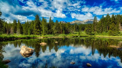 Sfondi Usa Colorado Hdr Natura Lago Foreste Paesaggio 1920x1080