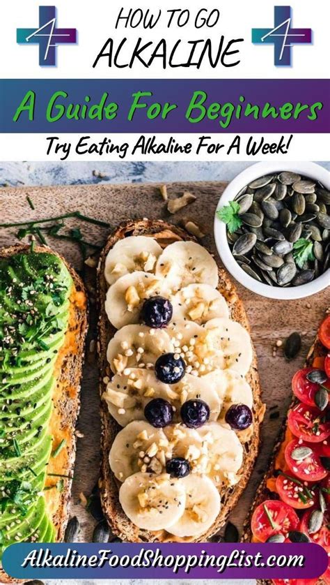 The menu of alkaline diet for each week is slightly different. Go Alkaline For A Week | Healthy Eating Alkaline Diet ...