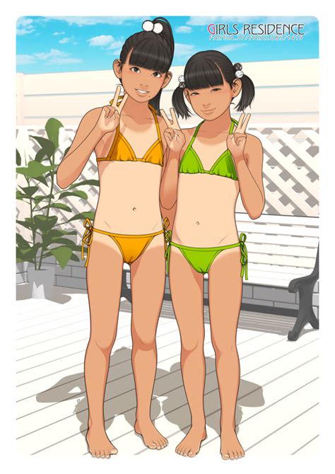 Shinchou Ni Kansuru Kousatsu Highres Tagme Girls Bikini Black Hair Blush Breasts