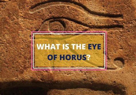 Eye Of Horus History And Symbolic Meanings Symbol Sage