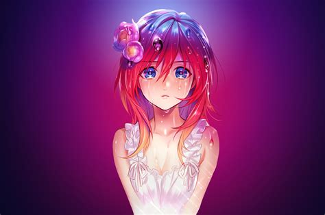 You can choose the image format you need and install it on absolutely any device, be it a smartphone. Red Haired Anime Girl Wallpapers - Wallpaper Cave