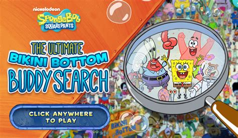 The Ultimate Bikini Bottom Buddy Search Game Encyclopedia